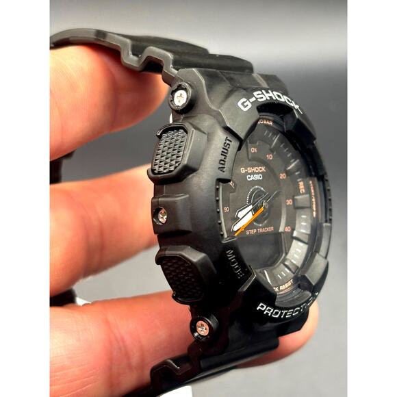 Casio G-Shock GMAS130VC-1A Unisex Black Analog Digital Step Tracker Watch NIBWT main image 4